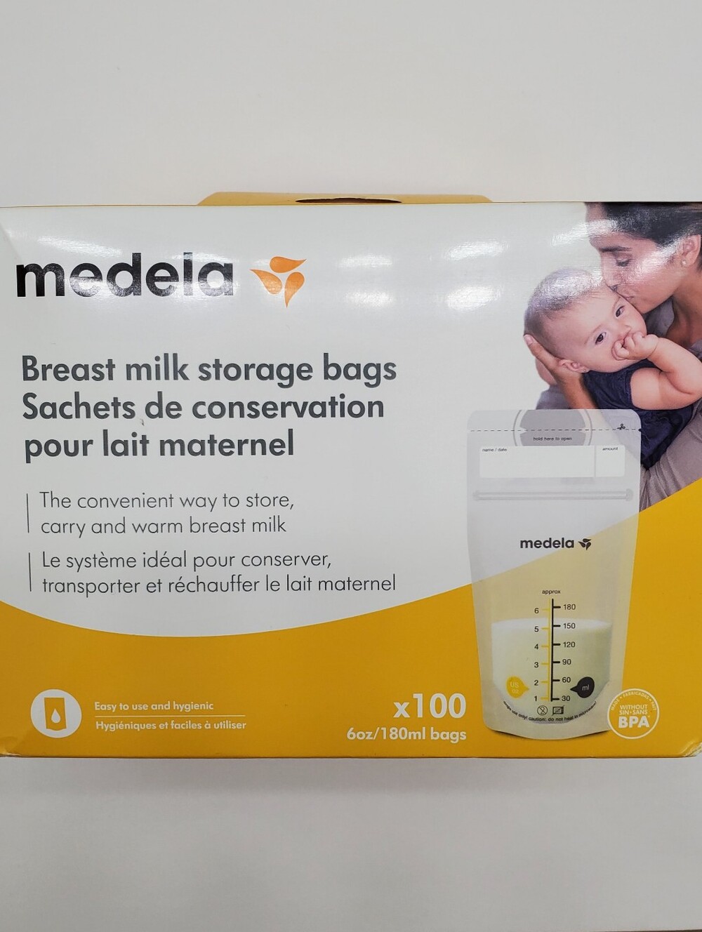 Medela Women's Breast Milk Storage Bags, 100 Count, 6 Oz Bags New And Sealed